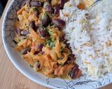 Une image de l'étape 4 de Curry de haricots rouges.