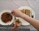 รูปขั้นตอนการทำที่ 3 ของ เต้าหู้ยัดไส้ สูตรสุขภาพ เครื่องปรุงน้อยมากค่ะ เป็นอาหารเจก็ได้