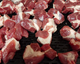 Foto del paso 1 de la receta: Carne magra cerdo en salsa naranja y zanahoria mambo