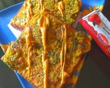 Besan Bean Sprouts open sandwich recipe step 4 photo