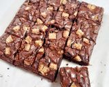 Foto langkah ke 7 dari resep Brownies Panggang (No Mixer).