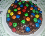 A picture of step 5 of Dalgona cake.