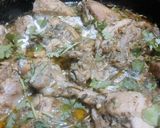 A picture of step 2 of Malova chicken karahi.