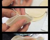 A picture of step 3 of Easy and Beautiful Way to Fold Gyoza.