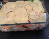 Egyszerű rakott krumpli batátával recept fázis 7 fotója