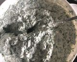 A picture of step 5 of Mustard green dip.
