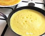 Aranygaluska palacsinta vaníliaöntettel és eperrel recept fázis 3 fotója