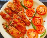 A picture of step 4 of Chilli Tomato Fafda.