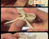 A picture of step 4 of Easy and Beautiful Way to Fold Gyoza.