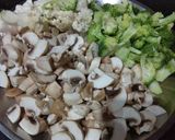 A picture of step 2 of Hot vegetable sizzler.