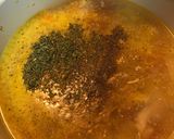 Tárkonyos-tejszínes csirkeragu leves recept fázis 4 fotója