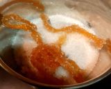 A picture of step 2 of Lemon Kacha Golla/ Pranhara (with Candied Lemon Peels).