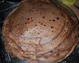 Foto del paso 2 de la receta: Panqueques de chocolate con dulce de leche 🤤