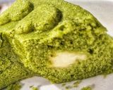 Foto langkah ke 6 dari resep Bolu Pandan kukus Keju Lumer.