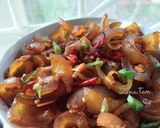 Foto langkah ke 3 dari resep Kikil Cabe Hijau Pedas Manis.