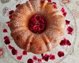 A picture of step 5 of Vanilla Yogurt and Raspberry Bundt Cake.