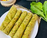 A picture of step 8 of Palak Paratha.