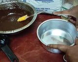 कढ़ाई फ्रेश एगलेस चॉकलेट केक(kadai fresh eggless chocolate cake recipe in hindi) रेसिपी चरण 3 फोटो