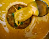 A picture of step 6 of Aloo Chop.