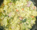 Foto del paso 8 de la receta: Crucíferas al vapor con bechamel verde de calabacín