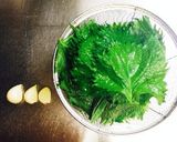 A picture of step 2 of Edible Herb 'Shiso' - Shiso Soy Sauce Marinade.