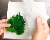 A picture of step 3 of Edible Herb 'Shiso' - Shiso Soy Sauce Marinade.