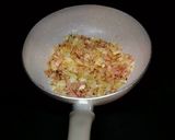 Foto del paso 3 de la receta Espaguetis con salteado de jamón y cebolla