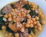 Foto del paso 4 de la receta Potaje de garbanzos y espinacas