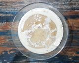 A picture of step 2 of Whole Wheat Banana Pancakes with Soymilk.