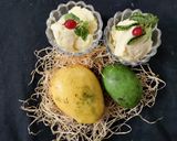 A picture of step 3 of Raw mango and ripe mango ice cream (with milkmaid and fresh cream).