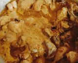 A picture of step 4 of Spicy Chicken Biryani 😋😋.