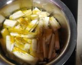 A picture of step 1 of Crispy Chilli Raw Banana.