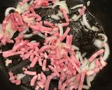 Une image de l'étape 1 de Gnocchis façon “carbonara”.