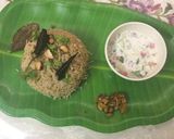 A picture of step 2 of Coconut milky rice.