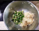 A picture of step 3 of Ukadpendi / उकडपेंडी (maharashtrian wheat Upma).