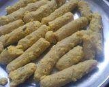 A picture of step 1 of Besan ke gatte.