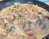Foto del paso 6 de la receta: Albóndigas de pollo con champiñones en salsa