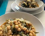 Foto del paso 7 de la receta Potaje de garbanzos con acelgas, panceta ibérica y jamón