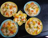 A picture of step 3 of Jowar Savory Muffins.