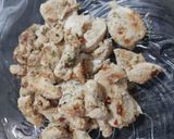 A picture of step 2 of White malai biryani.