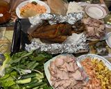 Hình bước làm 1 của món Salad thịt luộc