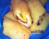 Foto langkah ke 10 dari resep Roti Gulung Pisang Coklat.