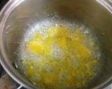 A picture of step 5 of Ghee Residue Cake with Melon Orange Compote.