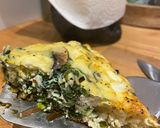 A picture of step 5 of Feta and greens frittata.