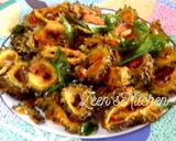 A picture of step 3 of Deep Fried Karela.