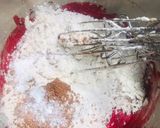 A picture of step 3 of Redvelvet cookies.