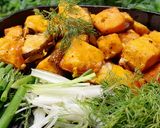 Hình bước làm 5 của món Chả cá Lã Vọng từ cá hồi
