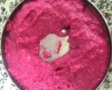 A picture of step 5 of Beetroot Bunt Dhokla.
