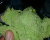 Foto langkah ke 7 dari resep Roti sobek susu pandan.