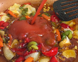 Foto del paso 4 de la receta: Arroz rojo vegetariano 🥕🍅